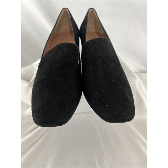 Gravity Pope Velvety Suede Block-Heel Shoes - Picture 6 of 10
